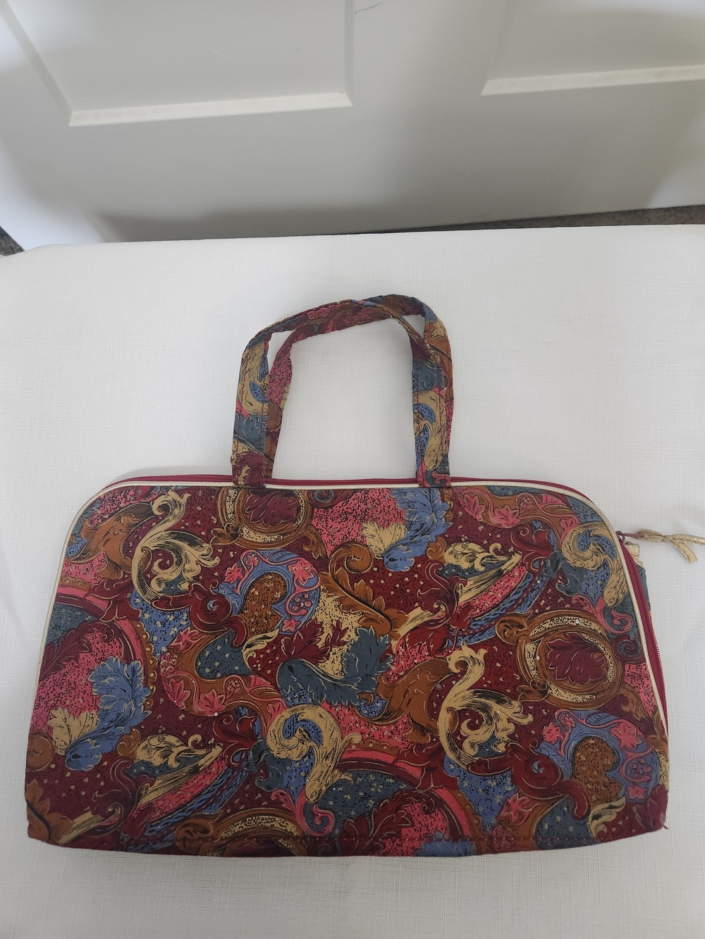 Ted Lapidus Paisley Cosmetic Bag-Vintage